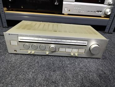 Pojačala i prijemnici: Kenwood AM-FM stereo risiver, model KR-55 - Klasični srebrni front sa — 5