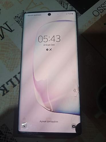 mobil modem: Samsung Note 10 Plus, 256 GB, rəng - Mavi, Qırıq — 2