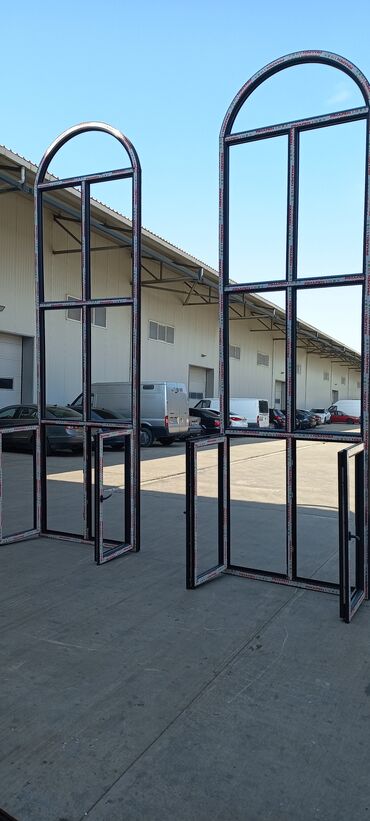 Pəncərələrin quraşdırılması, montajı: Plastik yumru pəncərələr. Ağ. Boz. Kariçnivi. Tund — 5