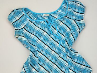 błękitna eleganckie bluzki: Bluzka Damska, Street One, L, stan - Bardzo dobry