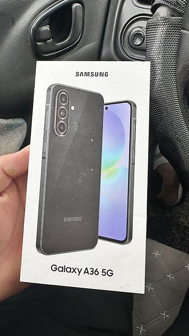 с мыкан: Samsung Galaxy A36 5G, Новый, 256 ГБ, цвет - Черный — 1