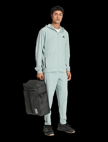 mn m: Мужской спортивный костюм, M, Adidas, Новый, цвет - Серый, Самовывоз — 1