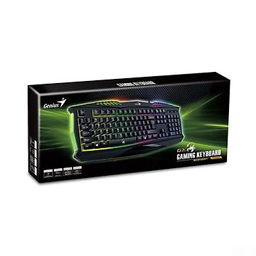 klavyatura komputer: Genius Scorpion K220 RGB Membrane USB Gaming Keyboard oyun — 1