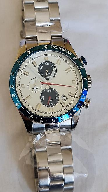 seiko sat: Sportski ručni sat sa hronograf stilom i tahimetarskom skalom - — 4