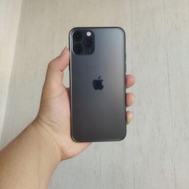 золото номер: IPhone 11 Pro, Б/у, 64 ГБ, Серебристый, Зарядное устройство, Чехол, Кабель, 72 %