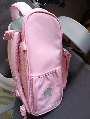 fabric case: Детский школьный рюкзак Hello Kitty - Дизайн: нежно‑розовый с — 2