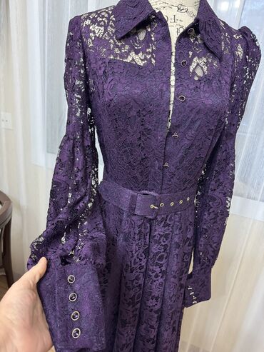 Ziyafət donları: Zərif ziyafət geyimləri dəsti - Model 1: Uzun, bənövşəyi-mavi — 26