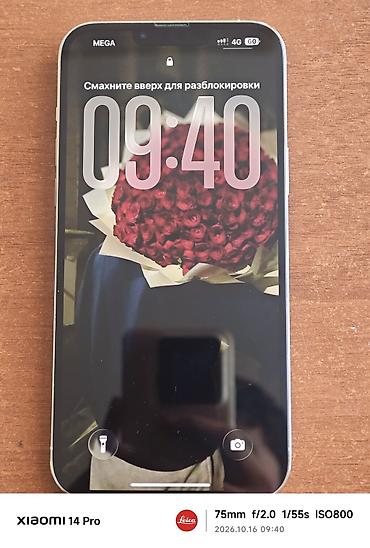 фото 3 на 4: IPhone 13 Pro Max, Б/у, 512 ГБ, Белый, Чехол, 85 % — 8