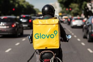 работа без авто: Требуются авто и мотокурьеры в сервис доставки Glovo. Высокий доход