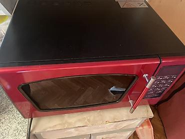 ps5 pro irşad: Mikrodalğalı soba Ayrıca dayanan, Mikrodalğalar ilə, rəng - Qırmızı, İşlənmiş — 1