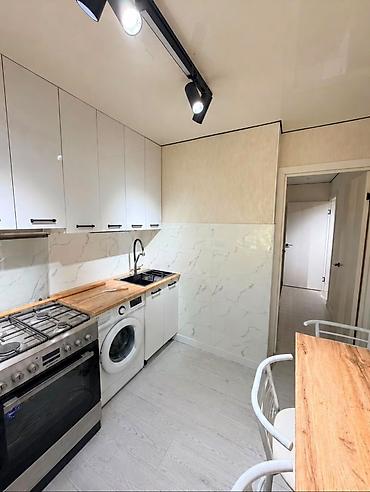104 серия: 3 комнаты, 58 м², Вефа ТЦ 104 серия, 4 этаж, Евроремонт — 4
