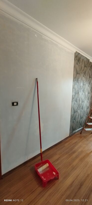 Malyar işləri: Divar kağızı çəkmə xidməti, otaqlarınıza yeni və estetik görünüş — 3