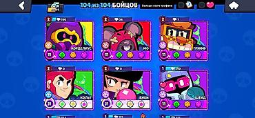 шоковой морозилка: Игровой аккаунт Brawl Stars - Кубки: 82 299 (рекорд 82 302) - Собрано — 2