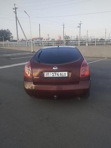 kia ev: Nissan Primera: 2002 г., 1.8 л, Механика, Газ, Лифтбек — 2