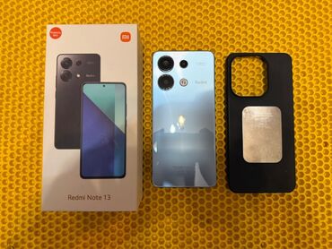 редми а3 чехол: Redmi, Redmi Note 13, Колдонулган, 256 ГБ, түсү - Көк, 2 SIM