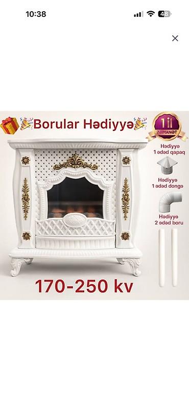 Bağ evi və bağ üçün hər şey: Kamin Peçi, Yeni, yanacaq - Elektrik, Ünvandan götürmə, Ödənişli çatdırılma, Rayonlara çatdırılma — 1