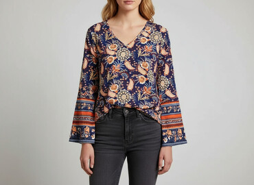 tanie bluzki boho: Women's blouse, size M