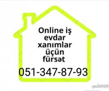 Digər ixtisaslar: Evdən çıxmadan onlayn işləmək imkanı. Özünüzə uyğun qrafiklə işləyərək