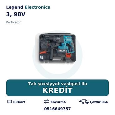drel: Elan başlığı: Perforator 3, 98V Elan mətni: Legend Electronics — 1