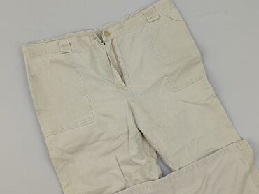 stradivarius woskowane spodnie z wysokim stanem: Spodnie materiałowe damskie, rozmiar XL
