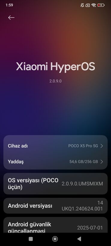 poco x5 pro qiyməti: Poco X5 Pro 5G, 256 GB, rəng - Qara, Zəmanət, Düyməli, Sensor