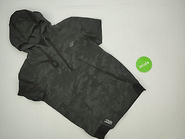bluza z psami: 4F, Bluza z kapturem dla mężczyzn, rozmiar S — 2