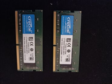 notbuklar: Operativ yaddaş (RAM) Crucial, 32 GB, 3200 Mhz, DDR4, Noutbuk üçün