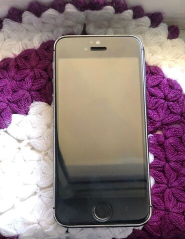 iphone 5s telfon: IPhone 5s, 16 GB, Space Gray, Barmaq izi