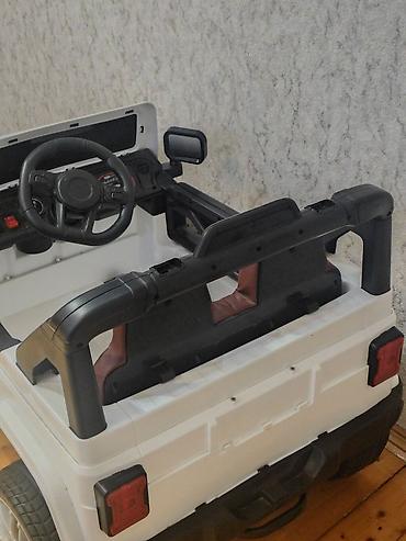 Детские электрокары: Uşaq elektrikli off-road tipli minik maşını – “SUPER CAR” (ağ rəng) - — 1