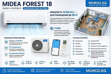 17 max: Сплит-система, Midea, Новый, 40-50 м², Классический — 2