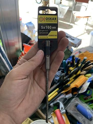 Буры: Бур для перфоратора OSKAR Professional Tools - Диаметр: 5 мм - Длина — 1