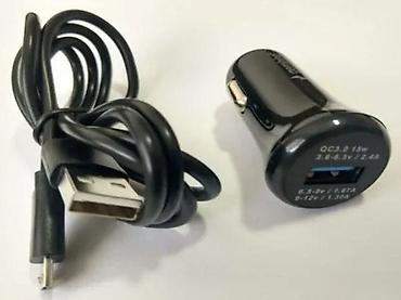 Žičani punjači za telefone: Gembird NPA-AC24 – auto USB punjač sa Quick Charge 3.0 - Snaga: DC 15 — 3