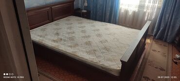 двухяр кровать: Эки кишилик керебет, Колдонулган, Матрасы бар, узуну - 2 см