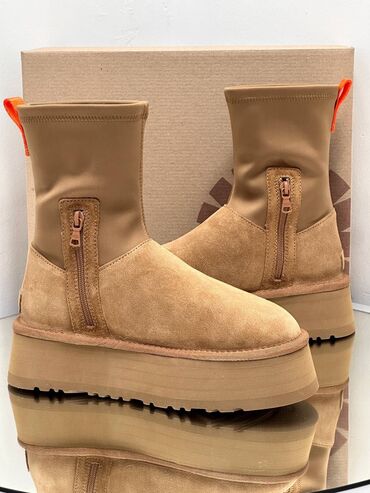 leon papuce zenske: Ugg boots, color - Beige, 40