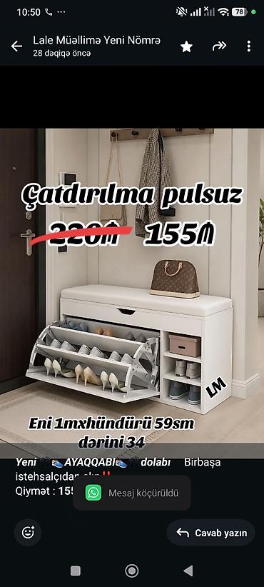 ev al: _*Yeni 👣👟AYAQQABI👟👣dolabı*_ Birbaşa istehsalçıdan alın‼️ Qiymət  — 1