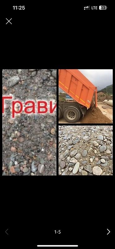 Гравий/ПГС (песчано-гравийная смесь) - Фракция смешанная: от мелкой