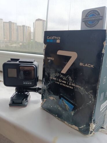 video kamera: Go pro 7 black hero ( qutusunda )+64 gb yaddaş kartı + orginal TPS