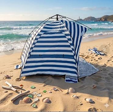 v beach: Палатка пляжная «Полосатая» - Назначение: защита от солнца и ветра на — 2