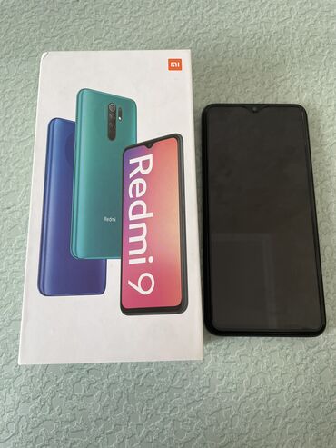 Redmi: Redmi, Redmi 9, Б/у, 64 ГБ, цвет - Черный, 2 SIM