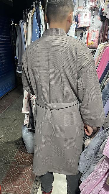 Домашние костюмы: Мужской банный халат ✨ 💯 хлопок | M L XL 2XL 3XL 4XL 0-2500 сом — 5