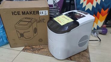 waffle aparatı kontakt home: Buz aparati buz aparatı ice maker 9 kq-lıq model Bir defeye 9 eded