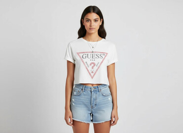 t shirty just do it: Guess, Top damski, rozmiar S