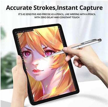 Elektronika: Qırmızı, qara ağ və boz rənglərdə olan bu universal stylus qələmləri — 9