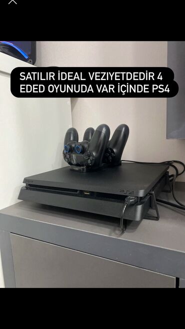ps 4 oyun diski: Ps 4 fat model . 4 oyun üzüerinde ideal veziyetdedir. Az istifade