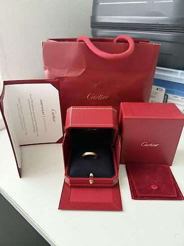 мужской колцо: Продаю мужской Кольцо Cartier из желтого золота с оригинальным — 1