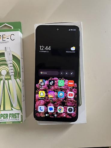 xiaomi mi11 t: Redmi Note 11, 128 GB, rəng - Qara, Face ID — 6