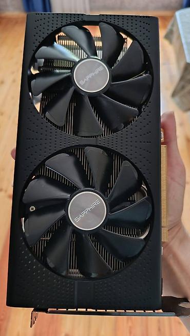 komputer aksesuarları: Videokart Sapphire Radeon RX 580, 8 GB, İşlənmiş — 6
