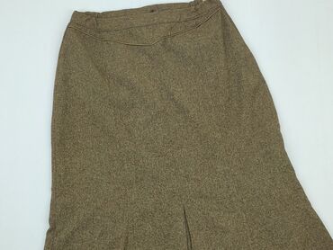 brązowa spódnice plisowane: Spódnica, S, stan - Bardzo dobry