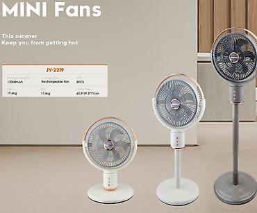 mini projector: Литиевый ПЕРЕЗАРЯЖАЕМЫЙ напольный портативный вентилятор JY-2219 — 3