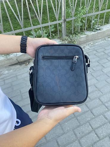smart folio: Мужская сумка через плечо COACH - Модель: компактная — 4